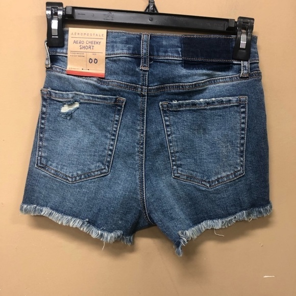 Aeropostale Cheeky Short High Waisted Size 00 NWT - Picture 2 of 4